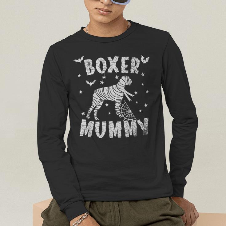 Boxer Dog Mama Halloween Men's Long Sleeve T-Shirt, funny gift