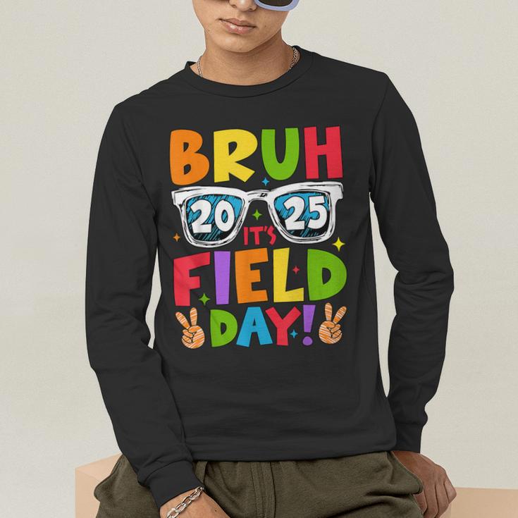 Bruh It's Field Day Teacher Boys Girls Kids Field Day 2025 Men's Long Sleeve T-Shirt, funny gift Bruh It's Field Day Teacher Boys Girls Kids Field Day 2025 Men's Long Sleeve T-Shirt, funny gift