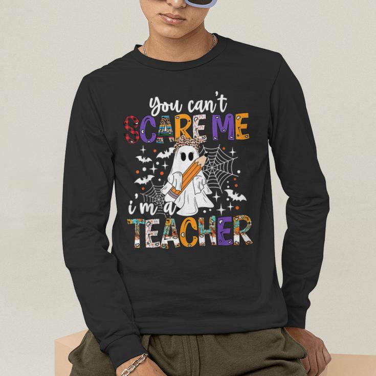 You Can't Scare Me I'm A Teacher Halloween Costume Men's Long Sleeve T-Shirt, funny gift You Can't Scare Me I'm A Teacher Halloween Costume Men's Long Sleeve T-Shirt, funny gift