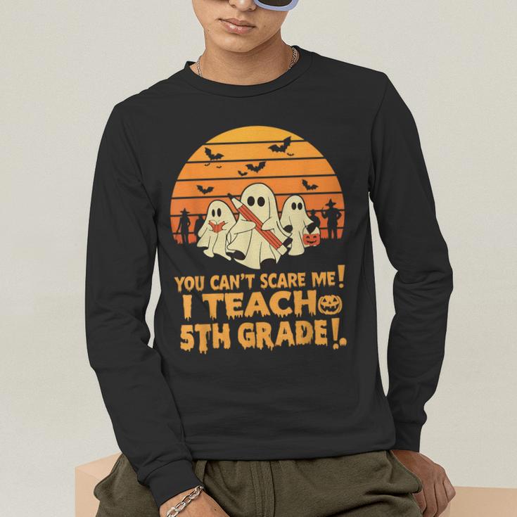 You Can't Scare Me I Teach 5th Grade Teacher Halloween Men Women Kids Men's Long Sleeve T-Shirt, funny gift You Can't Scare Me I Teach 5th Grade Teacher Halloween Men Women Kids Men's Long Sleeve T-Shirt, funny gift
