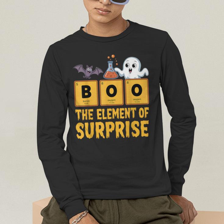 Chemistry Boo The Element Of Surprise Science Teacher Men's Long Sleeve T-Shirt, funny gift Chemistry Boo The Element Of Surprise Science Teacher Men's Long Sleeve T-Shirt, funny gift