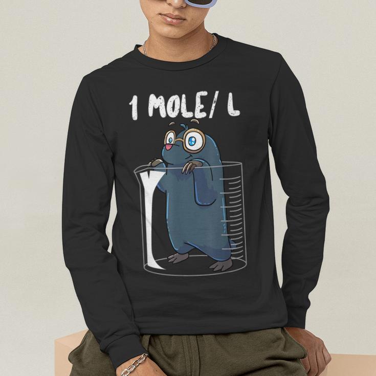 Chemistry Chemist Student Science Teacher Mole Men's Long Sleeve T-Shirt, funny gift Chemistry Chemist Student Science Teacher Mole Men's Long Sleeve T-Shirt, funny gift