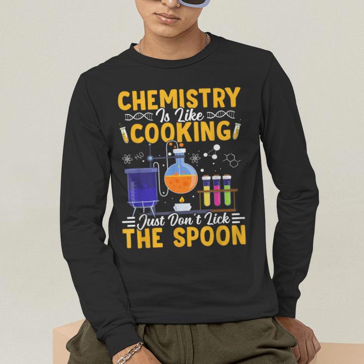Chemistry Is Like Cooking Science Teacher Student Men's Long Sleeve T-Shirt, funny gift Chemistry Is Like Cooking Science Teacher Student Men's Long Sleeve T-Shirt, funny gift