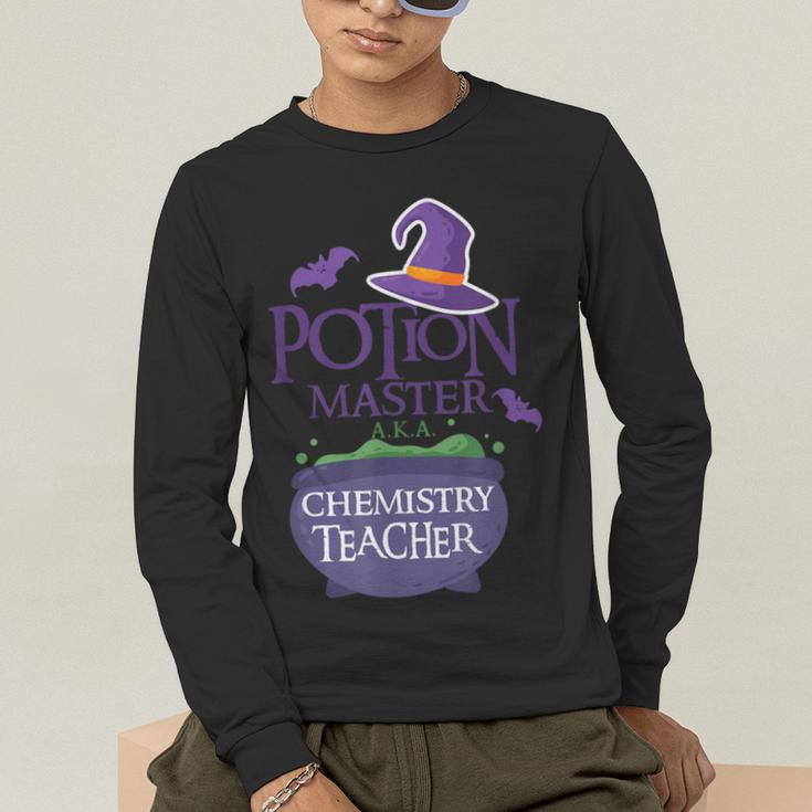 Chemistry Teacher Halloween Shirt School POTION MASTER Men's Long Sleeve T-Shirt, funny gift Chemistry Teacher Halloween Shirt School POTION MASTER Men's Long Sleeve T-Shirt, funny gift