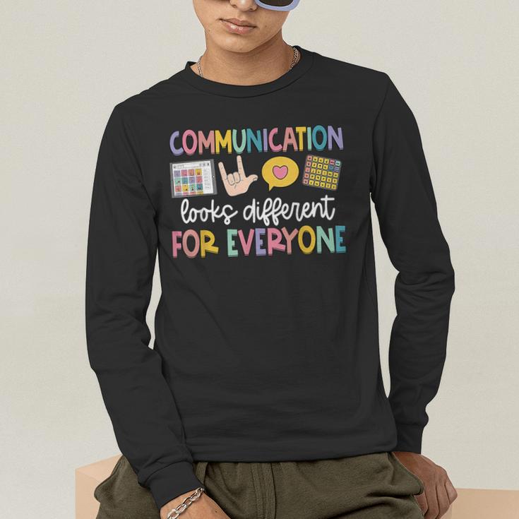 Communication Looks Different Tee Shirt Kids -Adults Teacher Animal Print Small Short Sleeve Classic Fit Crew Neck Polyester 100 Men's Long Sleeve T-Shirt, funny gift Communication Looks Different Tee Shirt Kids -Adults Teacher Animal Print Small Short Sleeve Classic Fit Crew Neck Polyester 100 Men's Long Sleeve T-Shirt, funny gift