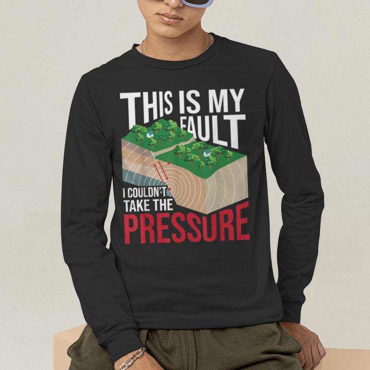 Couldn't Take The Pressure Geology Earth Science Teacher Men's Long Sleeve T-Shirt, funny gift Couldn't Take The Pressure Geology Earth Science Teacher Men's Long Sleeve T-Shirt, funny gift