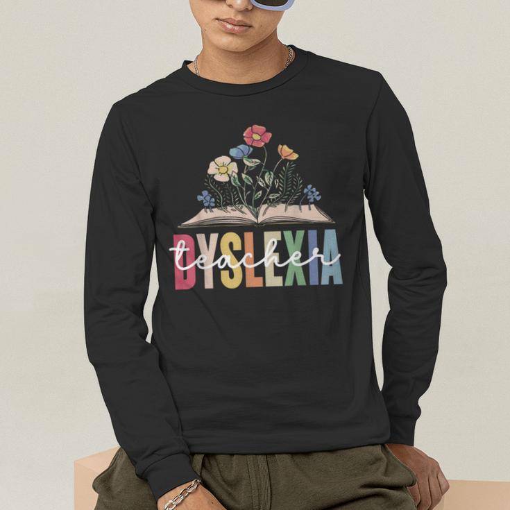 Dyslexia Teacher Awareness Dyslexic Dyslexics Dyslexia Men's Long Sleeve T-Shirt, funny gift Dyslexia Teacher Awareness Dyslexic Dyslexics Dyslexia Men's Long Sleeve T-Shirt, funny gift