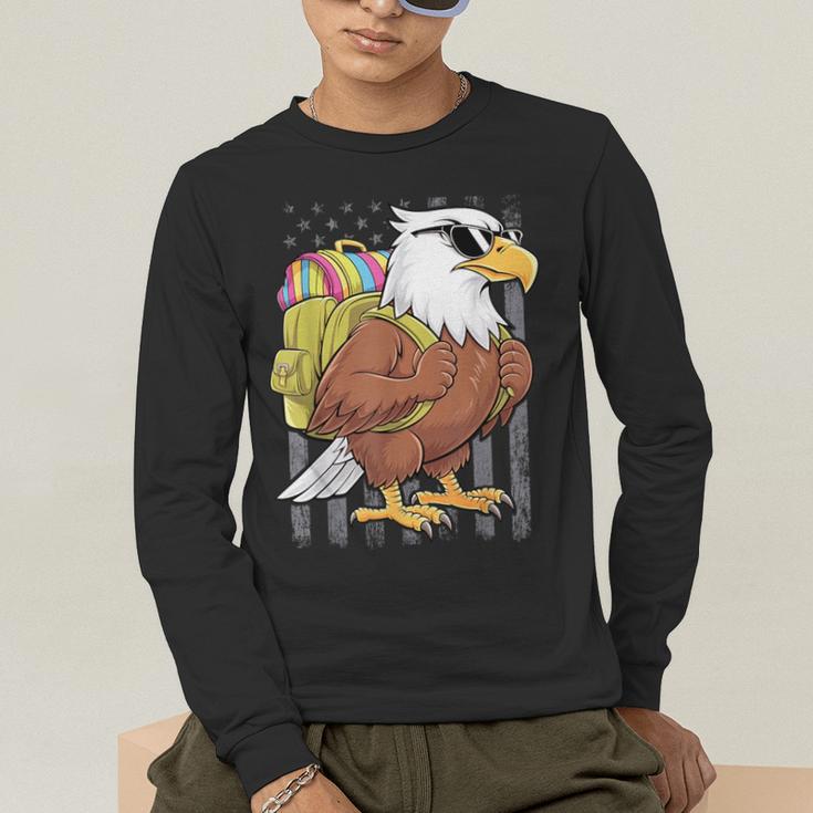 Eagle First Day Of School Teacher Back To School Eagle Men's Long Sleeve T-Shirt, funny gift Eagle First Day Of School Teacher Back To School Eagle Men's Long Sleeve T-Shirt, funny gift