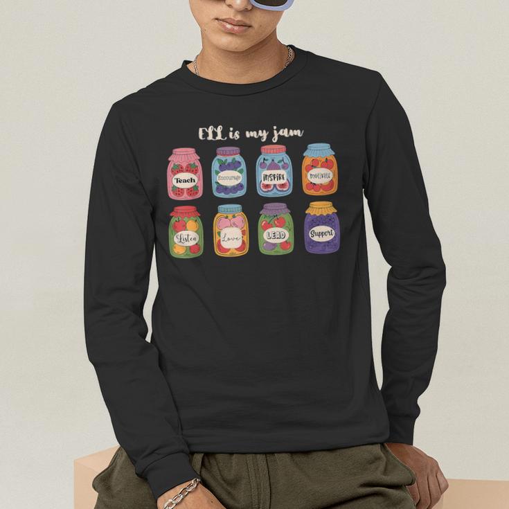 ELL Is My Jam English Language Learner Aide ELL Teacher Men's Long Sleeve T-Shirt, funny gift ELL Is My Jam English Language Learner Aide ELL Teacher Men's Long Sleeve T-Shirt, funny gift