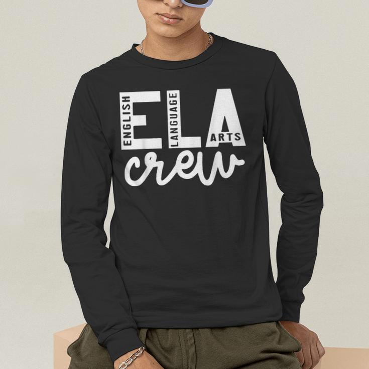 English Language Art Teacher Crew ELA Squad English Teacher Men's Long Sleeve T-Shirt, funny gift English Language Art Teacher Crew ELA Squad English Teacher Men's Long Sleeve T-Shirt, funny gift