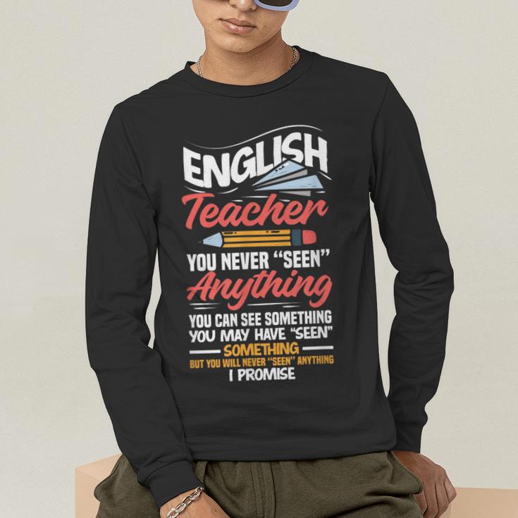 English Teacher Men's Long Sleeve T-Shirt, funny gift English Teacher Men's Long Sleeve T-Shirt, funny gift