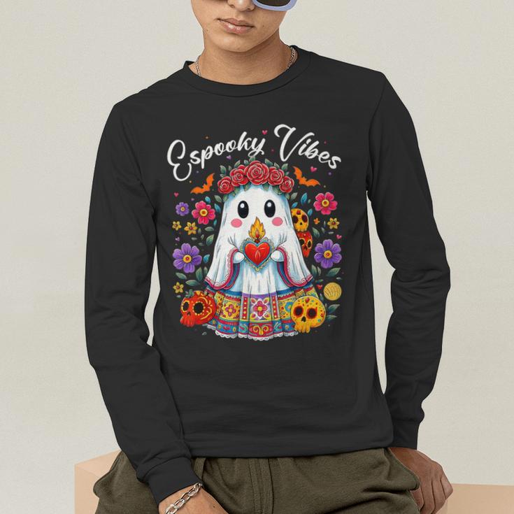 Espooky Vibes Maestra Halloween Spanish Mexican Teacher Men's Long Sleeve T-Shirt, funny gift Espooky Vibes Maestra Halloween Spanish Mexican Teacher Men's Long Sleeve T-Shirt, funny gift