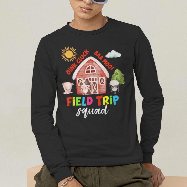 Farm Field Trip Squad Field Day 2025 Teachers Students Men's Long Sleeve T-Shirt, funny gift Farm Field Trip Squad Field Day 2025 Teachers Students Men's Long Sleeve T-Shirt, funny gift