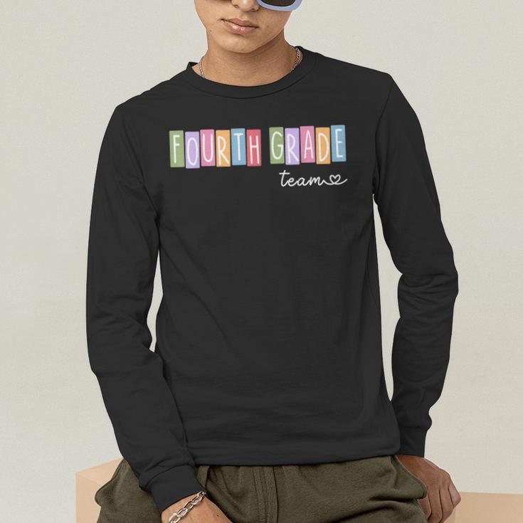 Fourth Grade Team 4th Grade Teacher Girls Boys Men's Long Sleeve T-Shirt, funny gift Fourth Grade Team 4th Grade Teacher Girls Boys Men's Long Sleeve T-Shirt, funny gift