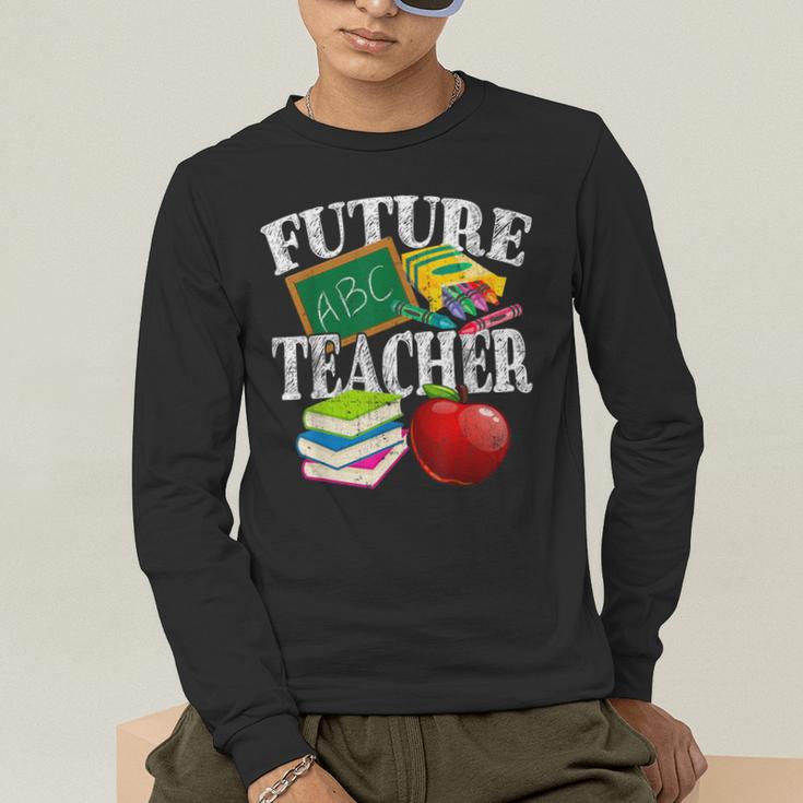 Future Teacher With Canyon And Book Teacher Men Women Girls Kids Men's Long Sleeve T-Shirt, funny gift Future Teacher With Canyon And Book Teacher Men Women Girls Kids Men's Long Sleeve T-Shirt, funny gift