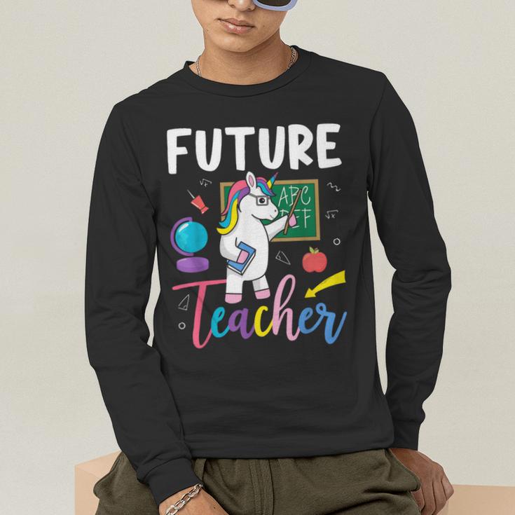 Future Teacher School Teacher Female Men's Long Sleeve T-Shirt, funny gift Future Teacher School Teacher Female Men's Long Sleeve T-Shirt, funny gift