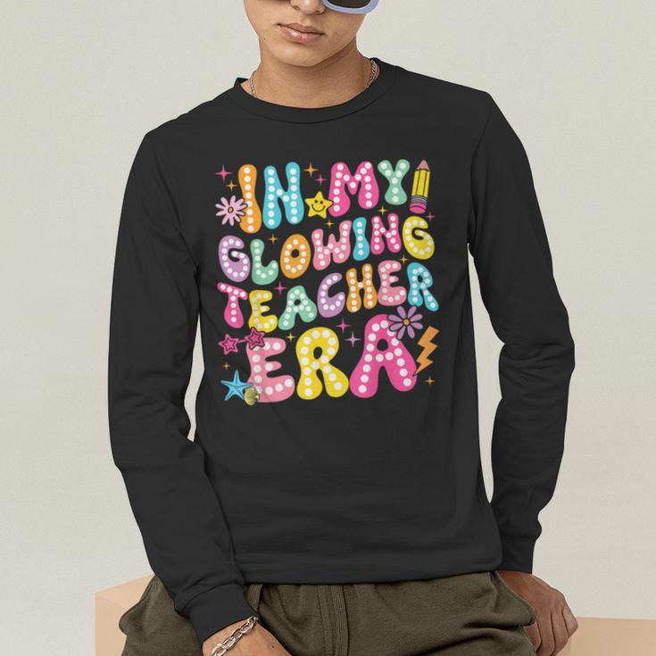 In My Glowing Teacher Era Teaching Back To School Men's Long Sleeve T-Shirt, funny gift In My Glowing Teacher Era Teaching Back To School Men's Long Sleeve T-Shirt, funny gift