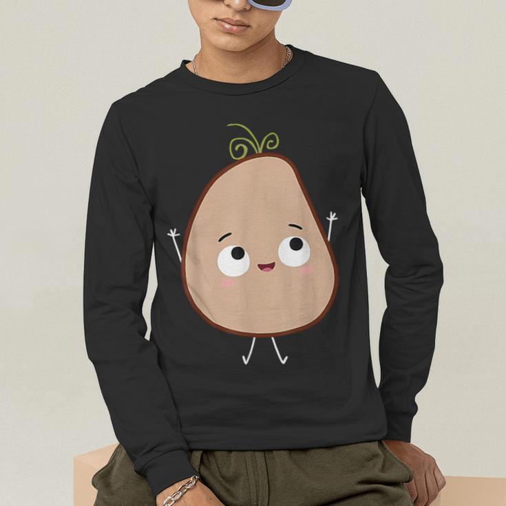 Good Egg Teacher Halloween Costume The Couch Potato Men's Long Sleeve T-Shirt, funny gift