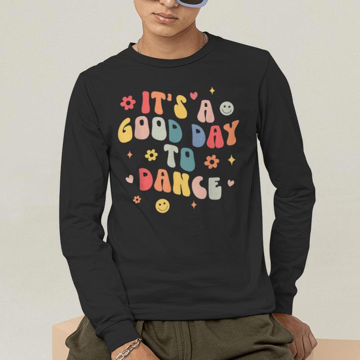 Groovy Its A Good Day To Dance Dance Teacher Men's Long Sleeve T-Shirt, funny gift