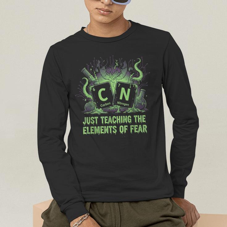 Halloween 67 Meme Science Chemistry Teacher Periodic Table Men's Long Sleeve T-Shirt, funny gift Halloween 67 Meme Science Chemistry Teacher Periodic Table Men's Long Sleeve T-Shirt, funny gift