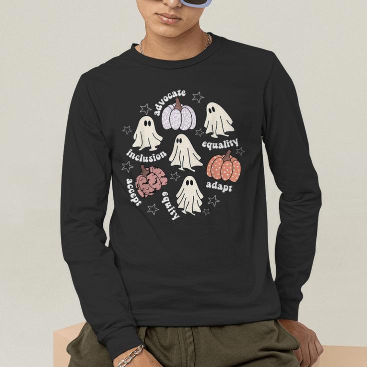 Halloween Advocate Heat Transfers Special Education Teacher Men Women Men's Long Sleeve T-Shirt, funny gift Halloween Advocate Heat Transfers Special Education Teacher Men Women Men's Long Sleeve T-Shirt, funny gift