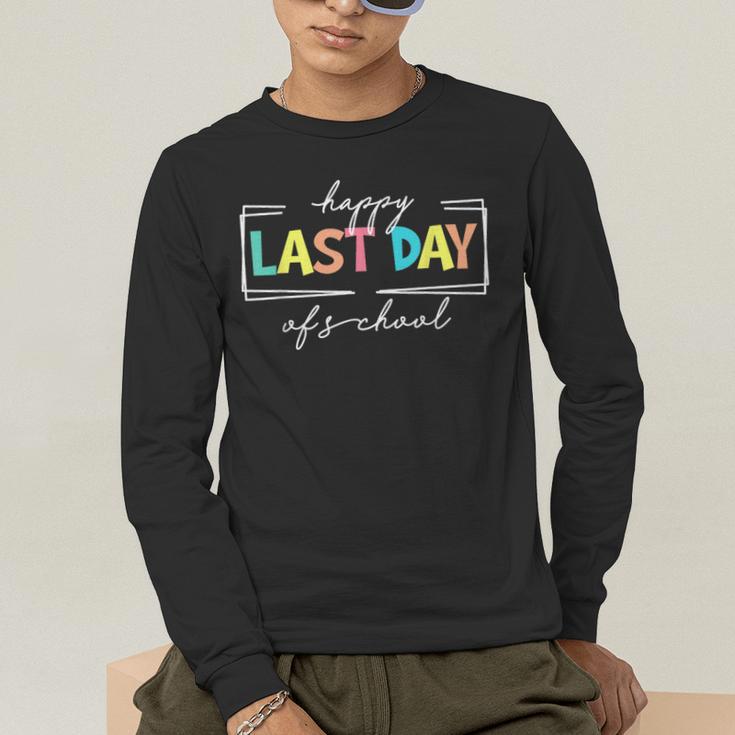 Happy Last Day Of School Shirt Men Women Teacher Student Men's Long Sleeve T-Shirt, funny gift Happy Last Day Of School Shirt Men Women Teacher Student Men's Long Sleeve T-Shirt, funny gift