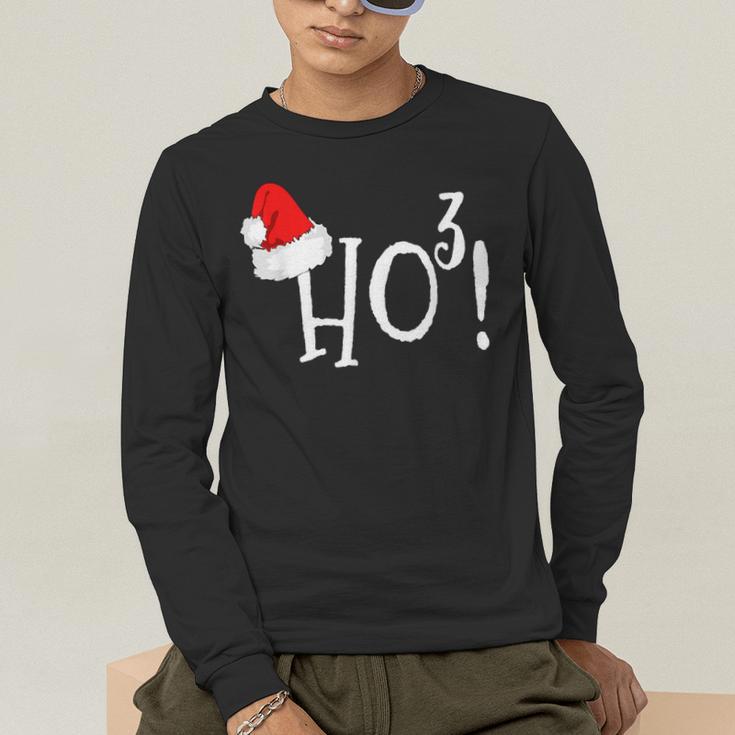 Ho Cubed Shirt Math Teacher Xmas For Men Women Kids Men's Long Sleeve T-Shirt, funny gift Ho Cubed Shirt Math Teacher Xmas For Men Women Kids Men's Long Sleeve T-Shirt, funny gift