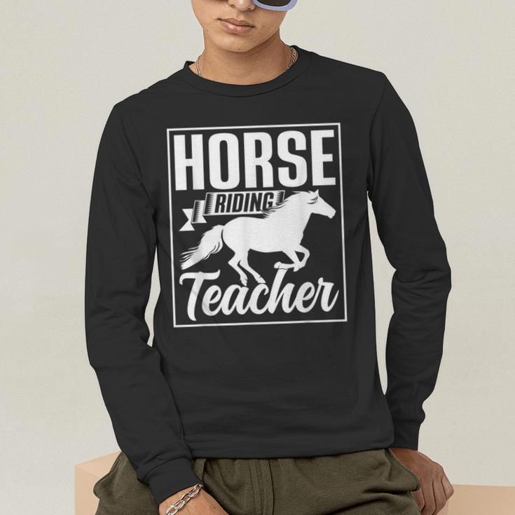 Horse Riding Teacher Rider Lover Equestrian Men Women Kids Men's Long Sleeve T-Shirt, funny gift Horse Riding Teacher Rider Lover Equestrian Men Women Kids Men's Long Sleeve T-Shirt, funny gift