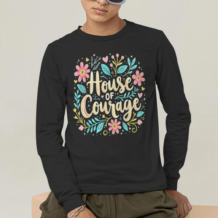 House Of Courage Flowers RCA School Teacher Student Tee Men's Long Sleeve T-Shirt, funny gift House Of Courage Flowers RCA School Teacher Student Tee Men's Long Sleeve T-Shirt, funny gift