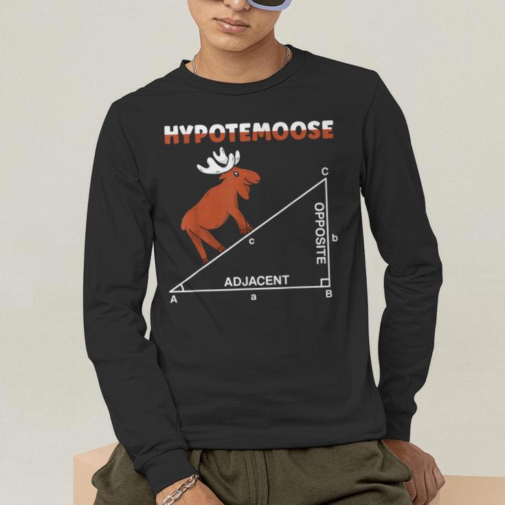 Hypotemoose Mathematics Teacher Mathematician Math Geek Men's Long Sleeve T-Shirt, funny gift