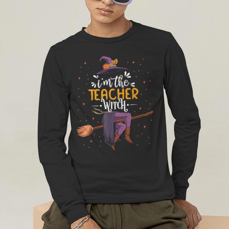 Im The Teacher Witch Halloween Matching Group Costume Men's Long Sleeve T-Shirt, funny gift Im The Teacher Witch Halloween Matching Group Costume Men's Long Sleeve T-Shirt, funny gift