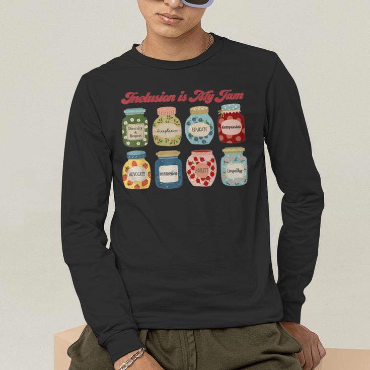 Inclusion Is My Jam Special Education Teacher Autism Men's Long Sleeve T-Shirt, funny gift Inclusion Is My Jam Special Education Teacher Autism Men's Long Sleeve T-Shirt, funny gift
