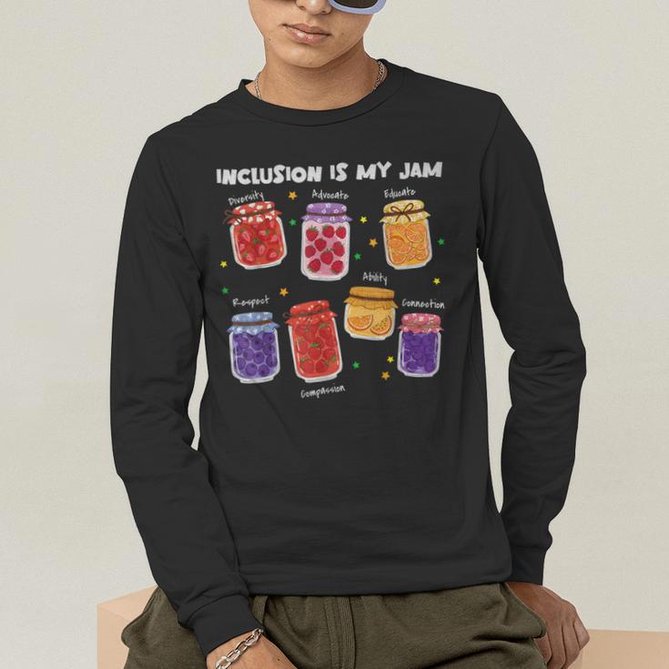 Inclusion Is My Jam Special Education Teacher Para Autism Men's Long Sleeve T-Shirt, funny gift Inclusion Is My Jam Special Education Teacher Para Autism Men's Long Sleeve T-Shirt, funny gift