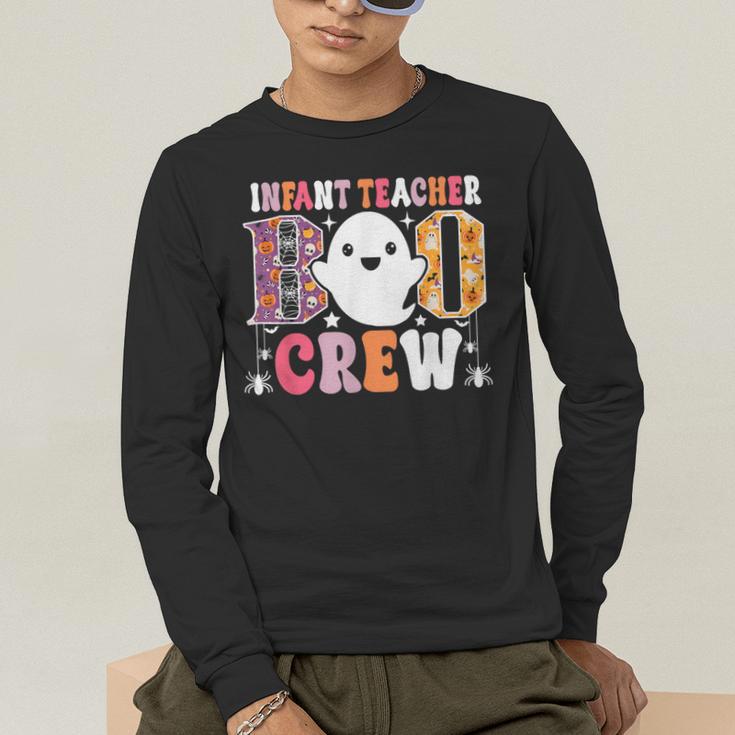 Infant Teacher Boo Crew Halloween Costume Men's Long Sleeve T-Shirt, funny gift