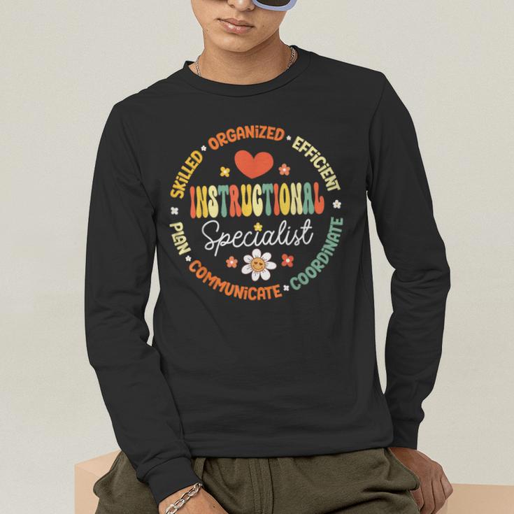 Instructional Specialist School Cute Academic Teacher Men's Long Sleeve T-Shirt, funny gift Instructional Specialist School Cute Academic Teacher Men's Long Sleeve T-Shirt, funny gift