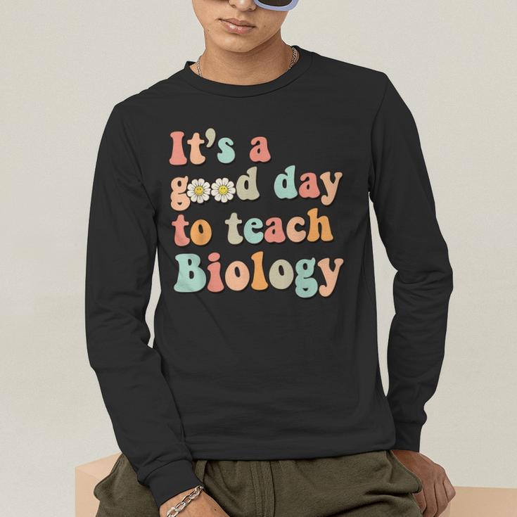 It's A Good Day To Teach Biology Biology Teacher Men's Long Sleeve T-Shirt, funny gift It's A Good Day To Teach Biology Biology Teacher Men's Long Sleeve T-Shirt, funny gift