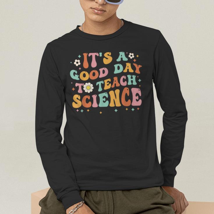 Its A Good Day To Teach Science Earth Science Teacher Men's Long Sleeve T-Shirt, funny gift