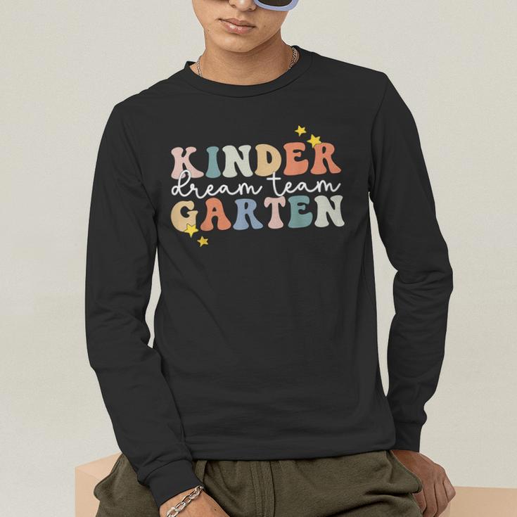 Kindergarten Dream Team Teacher Back To School Men's Long Sleeve T-Shirt, funny gift Kindergarten Dream Team Teacher Back To School Men's Long Sleeve T-Shirt, funny gift