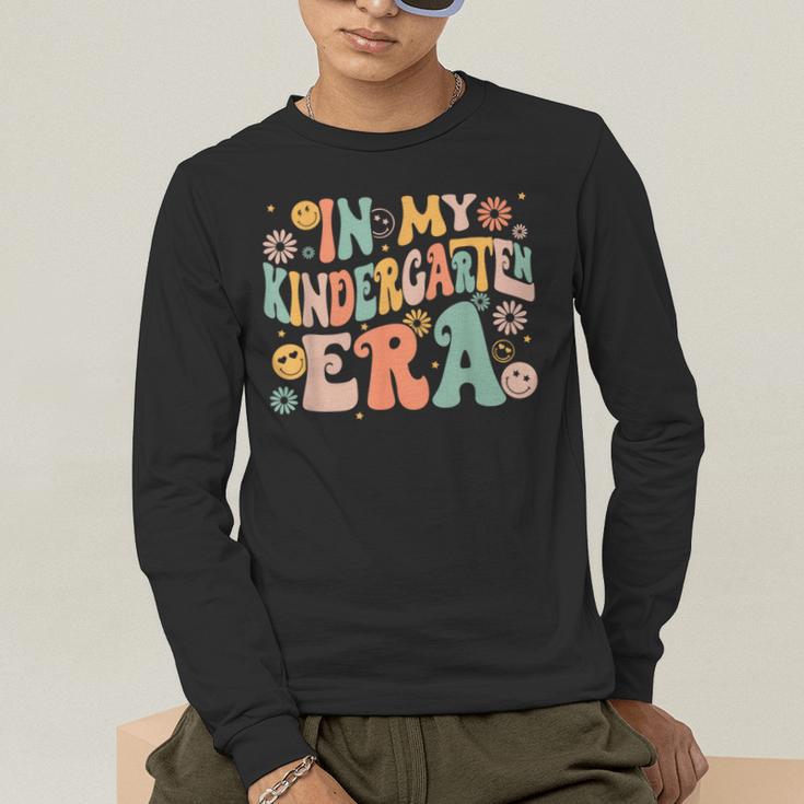 In My Kindergarten Era Retro Back To School Teacher Student Men's Long Sleeve T-Shirt, funny gift