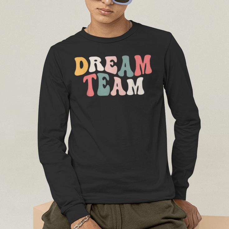 Last Day Of School Back To School Dream Team Teacher Kids Men's Long Sleeve T-Shirt, funny gift Last Day Of School Back To School Dream Team Teacher Kids Men's Long Sleeve T-Shirt, funny gift