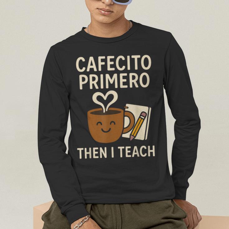 Latina Teacher Bilingual Educator Spanish Heritage Empower Men's Long Sleeve T-Shirt, funny gift Latina Teacher Bilingual Educator Spanish Heritage Empower Men's Long Sleeve T-Shirt, funny gift