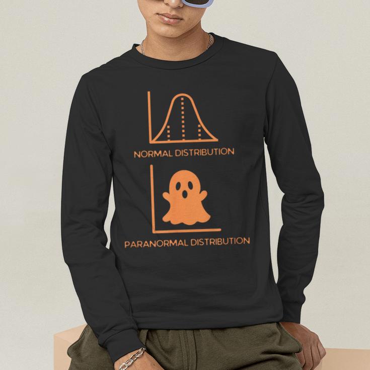 Math Statistics Normal Paranormal Distribution Teacher Men's Long Sleeve T-Shirt, funny gift Math Statistics Normal Paranormal Distribution Teacher Men's Long Sleeve T-Shirt, funny gift