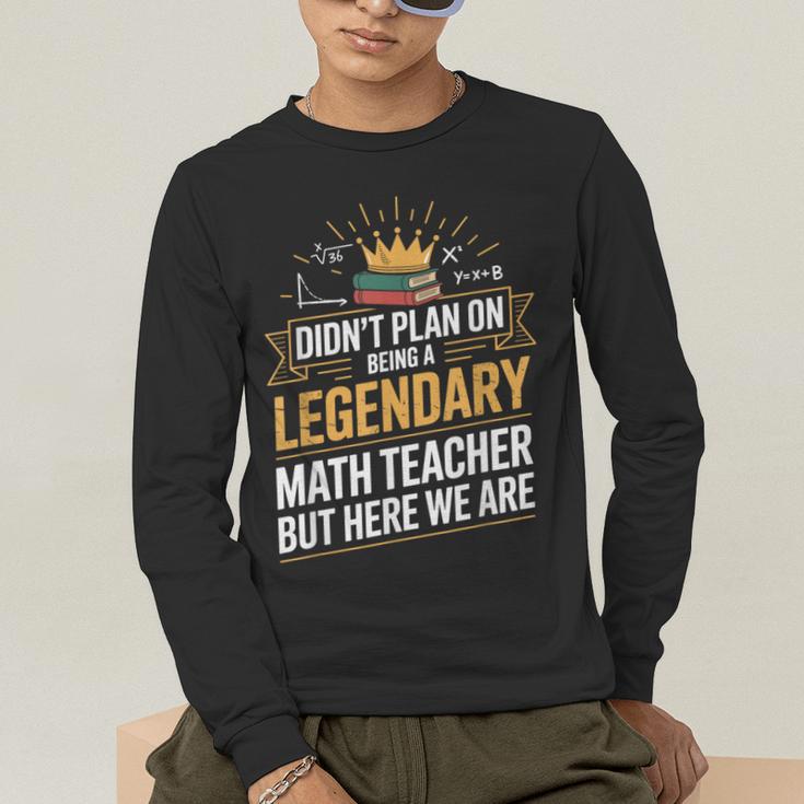 Math Teacher For Algebra Lovers Mathematics Men's Long Sleeve T-Shirt, funny gift Math Teacher For Algebra Lovers Mathematics Men's Long Sleeve T-Shirt, funny gift