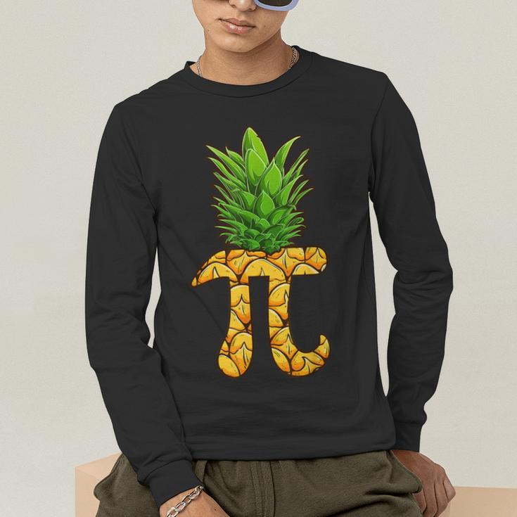 Math Teacher Hawaiian Shirts Pineapple Pi Day Symbol Men's Long Sleeve T-Shirt, funny gift Math Teacher Hawaiian Shirts Pineapple Pi Day Symbol Men's Long Sleeve T-Shirt, funny gift