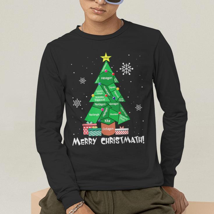 Math Teacher Polygon Christmas Tree Geometry Merry Christmas Men's Long Sleeve T-Shirt, funny gift Math Teacher Polygon Christmas Tree Geometry Merry Christmas Men's Long Sleeve T-Shirt, funny gift