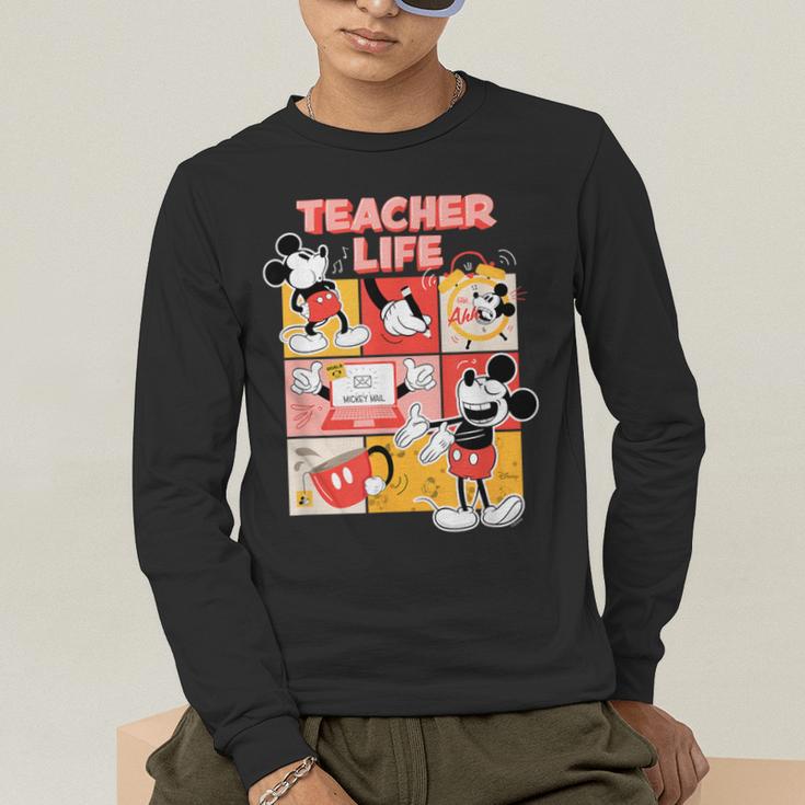 Mickey Mouse Teacher Life Men's Long Sleeve T-Shirt, funny gift Mickey Mouse Teacher Life Men's Long Sleeve T-Shirt, funny gift