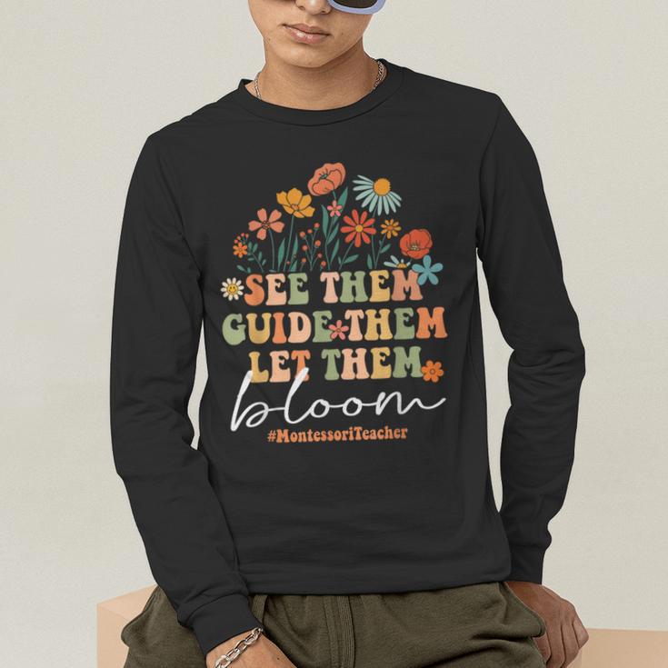 Montessori Teacher Men's Long Sleeve T-Shirt, funny gift