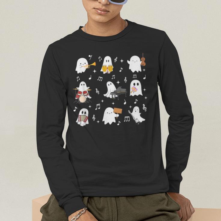 Music Teacher Halloween Music Teacher Education Men's Long Sleeve T-Shirt, funny gift Music Teacher Halloween Music Teacher Education Men's Long Sleeve T-Shirt, funny gift