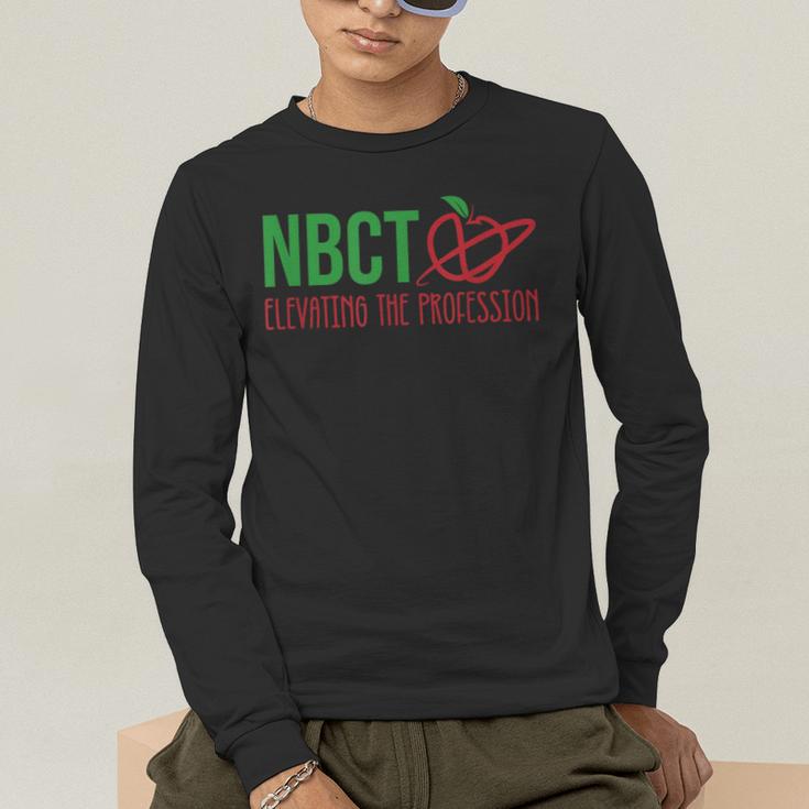National Board Certified Teacher Minimalist Apple T-Shirt For Men Women Men's Long Sleeve T-Shirt, funny gift
