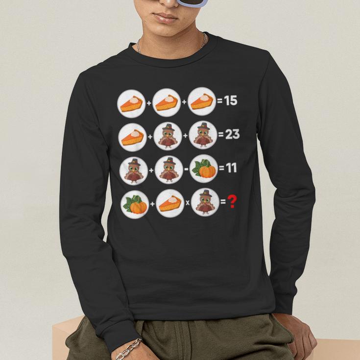 Order Of Operations Math Quiz Game Teacher Thanksgiving Men's Long Sleeve T-Shirt, funny gift Order Of Operations Math Quiz Game Teacher Thanksgiving Men's Long Sleeve T-Shirt, funny gift